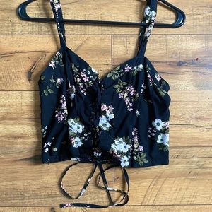 Hollister Floral Crop Top